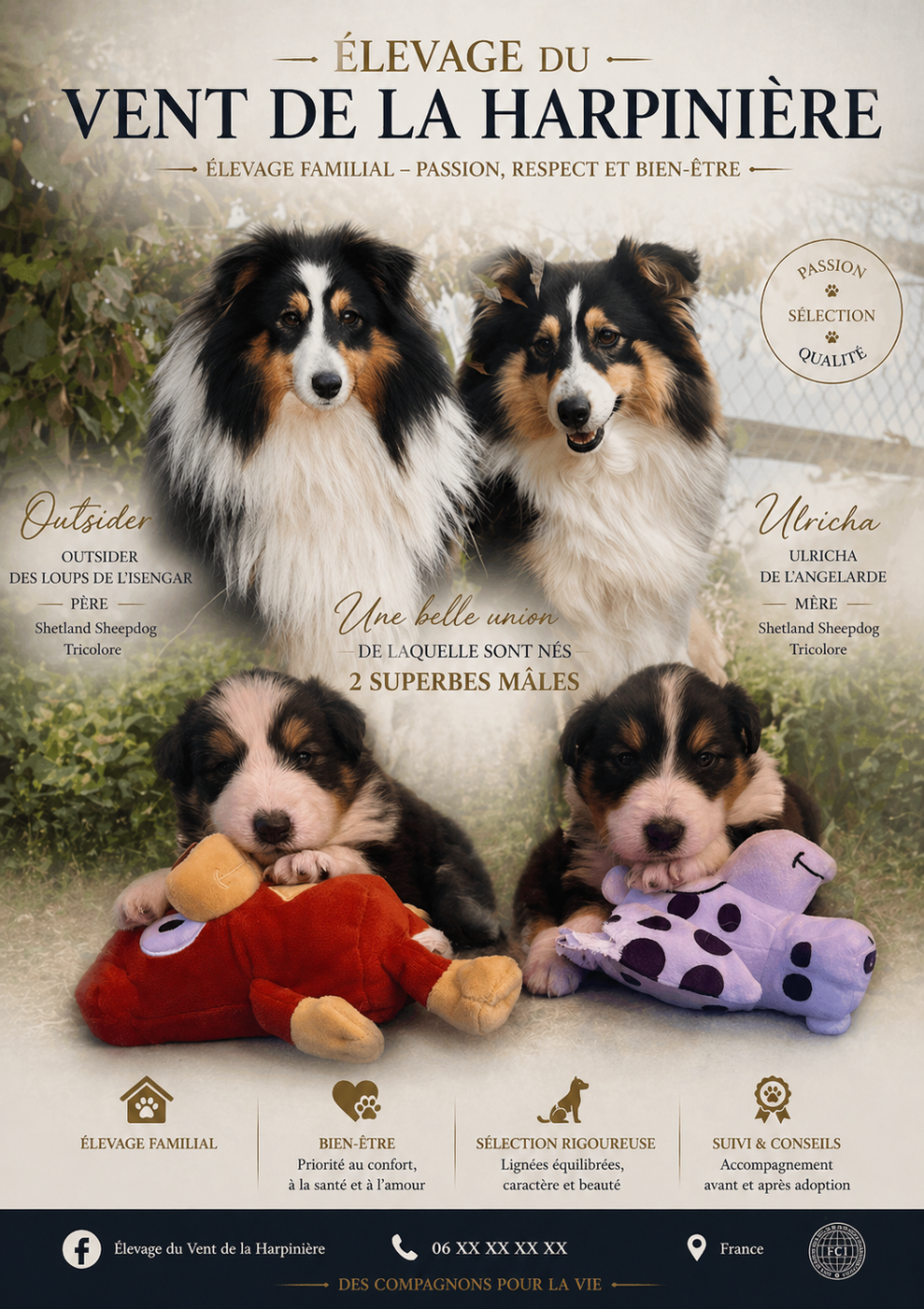 PARENTS ET CHIOTS DU 28/03/26